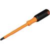 imageKlein Tools 6846INS Insulated Screwdriver Made in USA 1000V 2 Square Tip Screwdriver with 6Inch Shank TipIdent CushionGrip HandleOne Size