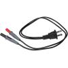 imageKlein Tools 69357 AC Outlet Plug to Banana Plug for use with Klein Tools Cat No ET450 or any Meter with BananaType Connectors
