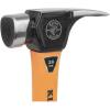 imageKlein Tools 83226 Linemans 26Ounce Claw Milled Hammer Fiberglass Handle Heavy Duty for Utility Poles Milled Face High Visibility Orange
