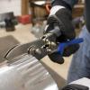 imageKlein Tools 86520 5 Blade Crimper for Ductwork Pipe and Sheet Metal Crimps 24 gauge Steel 28 gauge Stainlesspack of 1