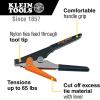 imageKlein Tools 86570 Tie Tensioning Tool for Ties Rated at 120 to 250Pound Supplies up to 65Pound of Tension Handle Grips for ComfortTensioning Tool