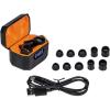 imageKlein Tools AESEB2 Elite Bluetooth Jobsite Earbuds True Wireless Earplugs 25dB NRR Hearing Protection 24Hour Playtime Digital LED DisplayHeadphones