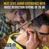imageKlein Tools AESEB2 Elite Bluetooth Jobsite Earbuds True Wireless Earplugs 25dB NRR Hearing Protection 24Hour Playtime Digital LED DisplayHeadphones