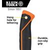 imageKlein Tools H80918 Smooth Face Fiberglass Hammer with Straight Claw 18Ounce Forged Steel Magnetic Nail Starter and ExtraLarge Squared Strike FaceRound Face