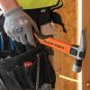imageKlein Tools H80918 Smooth Face Fiberglass Hammer with Straight Claw 18Ounce Forged Steel Magnetic Nail Starter and ExtraLarge Squared Strike FaceRound Face