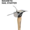imageKlein Tools H80920H Milled Face Framing Hammer with Straight Claw 20Ounce Forged Steel Hickory Handle California Framing Style Magnetic Nail Starter and ExtraLarge Squared Strike FaceModern