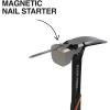 imageKlein Tools H80922S Smooth Face Framing Hammer with Straight Claw 22Ounce Forged Steel Magnetic Nail Starter and ExtraLarge Squared Strike FaceModern