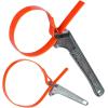 imageKlein Tools S12HB Strap Wrench Adjustable GripIt Strap Wrench Adjusts 112 to 5Inch 12Inch Handle2Piece Kit