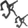 imageKlein Tools 38630 CClamp Locking Pliers with Standard Jaws Intuitive Thumb Knob Adjustable Clamp for Home Shop Woodworking 6InchStandard Jaw Kit