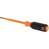 imageKlein Tools 6816INS Insulated Screwdriver Made in USA 1000V 316Inch Cabinet Tip Screwdriver with 6Inch Shank TipIdent CushionGrip Handle
