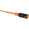 imageKlein Tools 6846INS Insulated Screwdriver Made in USA 1000V 2 Square Tip Screwdriver with 6Inch Shank TipIdent CushionGrip HandleOne Size