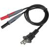 imageKlein Tools 69357 AC Outlet Plug to Banana Plug for use with Klein Tools Cat No ET450 or any Meter with BananaType Connectors