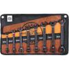 imageKlein Tools 69408G Ratcheting Combination Wrench Set SAE 8Piece 516 to 34Inch Steel Alloy Foam Pouch 90ToothMetric