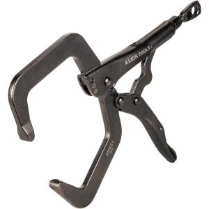 imageKlein Tools 38630 CClamp Locking Pliers with Standard Jaws Intuitive Thumb Knob Adjustable Clamp for Home Shop Woodworking 6Inch9In Standard Jaw