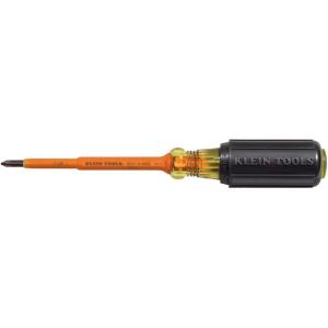 imageKlein Tools 6027INS Flathead Screwdriver Made in USA 516Inch Cabinet Tip Insulated 7Inch Shank4Inch Shank