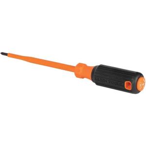 imageKlein Tools 6846INS Insulated Screwdriver Made in USA 1000V 2 Square Tip Screwdriver with 6Inch Shank TipIdent CushionGrip HandleOne Size
