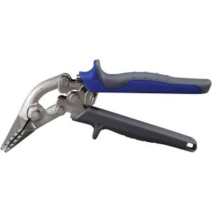 imageKlein Tools 86522 Hand Seamer Straight Metal Seamer has 3Inch Jaw for 22 Gauge Steel and 24 Gauge StainlessOffset Hand Seamer