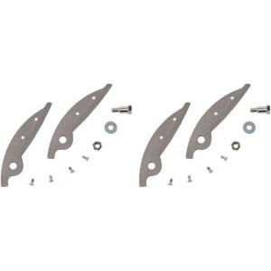 imageKlein Tools 89555 Replacement Blades for Tin Snips Klein Tools Cat No 86556 Cut Tin Copper Aluminum More1 Count Pack of 2
