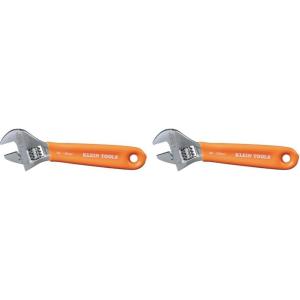 imageKlein Tools D5074 Adjustable Wrench Set Extra Capacity 6Inch 8Inch 10Inch 12Inch Forged Alloy Steel Metric and SAE 4PieceOne Size Pack of 2
