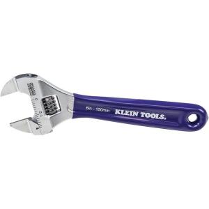 imageKlein Tools D86934 Adjustable Wrench Forged with Slimmer Jaw and a High Polish Chrome Finish 6inch6Inch