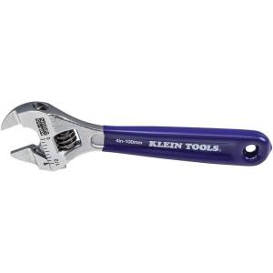imageKlein Tools D86936 Adjustable Wrench Forged with Slimmer Jaw and a High Polish Chrome Finish 8inch4Inch