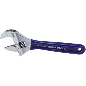 imageKlein Tools D86936 Adjustable Wrench Forged with Slimmer Jaw and a High Polish Chrome Finish 8inch8Inch