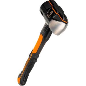 imageKlein Tools H80606 Sledgehammer 6Pound Wedge Hammer with Fiberglass Handle HeavyDuty ShockResistant Design for Striking and Demolition Includes Lanyard Hole6Pound