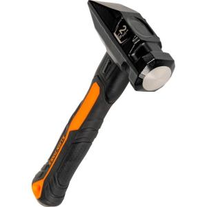 imageKlein Tools H80606 Sledgehammer 6Pound Wedge Hammer with Fiberglass Handle HeavyDuty ShockResistant Design for Striking and Demolition Includes Lanyard Hole212Pound