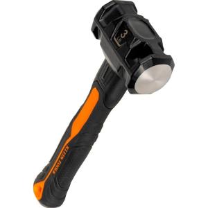 imageKlein Tools H80693 Sledgehammer 3Pound DualFaced Hammer with Fiberglass Handle ShockResistant Design for Striking and Demolition Includes Lanyard Hole3Pound