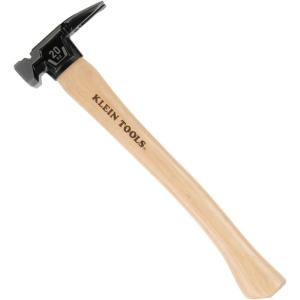 imageKlein Tools H80920H Milled Face Framing Hammer with Straight Claw 20Ounce Forged Steel Hickory Handle California Framing Style Magnetic Nail Starter and ExtraLarge Squared Strike FaceModern