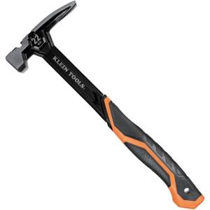 imageKlein Tools H80922S Smooth Face Framing Hammer with Straight Claw 22Ounce Forged Steel Magnetic Nail Starter and ExtraLarge Squared Strike FaceModern