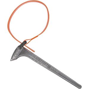 imageKlein Tools S12HB Strap Wrench Adjustable GripIt Strap Wrench Adjusts 112 to 5Inch 12Inch Handle18Inch Handle