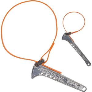 imageKlein Tools S12HB Strap Wrench Adjustable GripIt Strap Wrench Adjusts 112 to 5Inch 12Inch Handle2Piece Kit