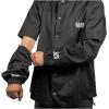 imageFR Welding Jacket with Removable Sleeves FlameResistant Cotton ShortSleeve BlackLarge