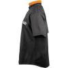 imageFR Welding Jacket with Removable Sleeves FlameResistant Cotton ShortSleeve BlackLarge
