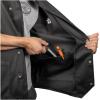 imageFR Welding Jacket with Removable Sleeves FlameResistant Cotton ShortSleeve BlackLarge