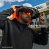 imageKlein Tools 03011 Hybrid Wide Brim Sombrero Sun Hat for Men with Neck Flap HiVisibility 1200D Fabric and Universal Hard Hat Clips