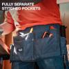 imageKlein Tools 21022 6Pocket Tool Apron Durable Duck Canvas with Riveted Seams Adjustable Work Belt 46Inch Length Removable Tape Measure Loop
