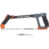 imageKlein Tools 31430 High Tension Hacksaw with Heavy Duty Frame Converts to Jab Saw Includes 12Inch x 24 TPI and 6Inch x 24 TPI BiMetal Blades InFrame Storage for Extra Blades