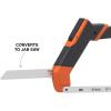 imageKlein Tools 31430 High Tension Hacksaw with Heavy Duty Frame Converts to Jab Saw Includes 12Inch x 24 TPI and 6Inch x 24 TPI BiMetal Blades InFrame Storage for Extra Blades