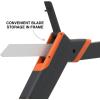 imageKlein Tools 31430 High Tension Hacksaw with Heavy Duty Frame Converts to Jab Saw Includes 12Inch x 24 TPI and 6Inch x 24 TPI BiMetal Blades InFrame Storage for Extra Blades