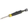imageKlein Tools 32600P Mini Precision Screwdriver with Pocket Clip 13in1 Magnetic AllPurpose Driver with Nut Drivers Phillips Slotted and TORX Tips