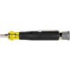 imageKlein Tools 32600P Mini Precision Screwdriver with Pocket Clip 13in1 Magnetic AllPurpose Driver with Nut Drivers Phillips Slotted and TORX Tips