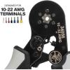 imageKlein Tools 34061 Ferrule Crimping Tool Set with Ratcheting Hex Crimper Pliers 1200 Wire Terminals 1022 AWG and Soft Carrying Case for Electrical Applications