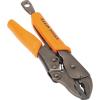 imageKlein Tools 38600 Curved Jaw Locking Pliers with Quick Release Handles Intuitive Thumb Knob High Torque Mole Grips for Clamping and Gripping 5Inch7Inch