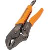imageKlein Tools 38642 Locking Pliers with Straight Jaw Quick Release Handles Hardened Teeth Intuitive Thumb Knob for Universal Use 10Inch
