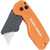 imageKlein Tools 44307 FLICKBLADE Folding Utility Knife Subcompact Design with QuickChange TripleGround Carbon Steel Blade Dual Locking Positions and Pocket Clip