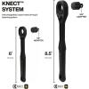 imageKlein Tools 65301ADP KNECT S Pass Through Ratchet and 14Inch Socket Adapter Set Compact and Comfortable Hand Tool Backwards Compatible with 14Inch Square Drive Sockets