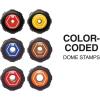 imageKlein Tools 65456MAG HeavyDuty HollowShaft Nut Driver Set Magnetic ColorCoded Hex Sizes 14 to 916Inch CushionGrip Handles 6PieceNut Driver Set