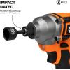 imageKlein Tools 65KADPM KNECT M Impact Socket Adapter Set 4 Adapters for 38Inch Drive Tools Flip Sockets and Impact Drivers Compatible with KNECT S and M Systems